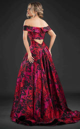 Rachel Allan 8171 Red/Magenta