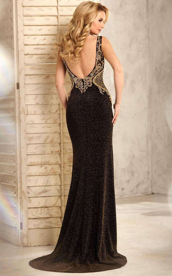 Christina Wu 20227 Black/Gold