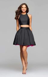 Faviana 7858 Black/Fuchsia