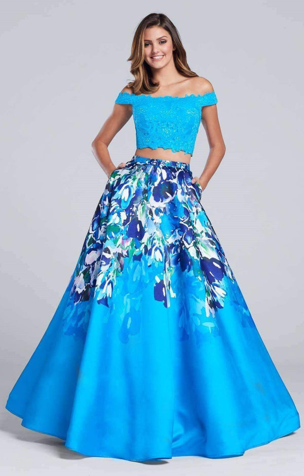 Ellie Wilde EW117001 Turquoise Multi