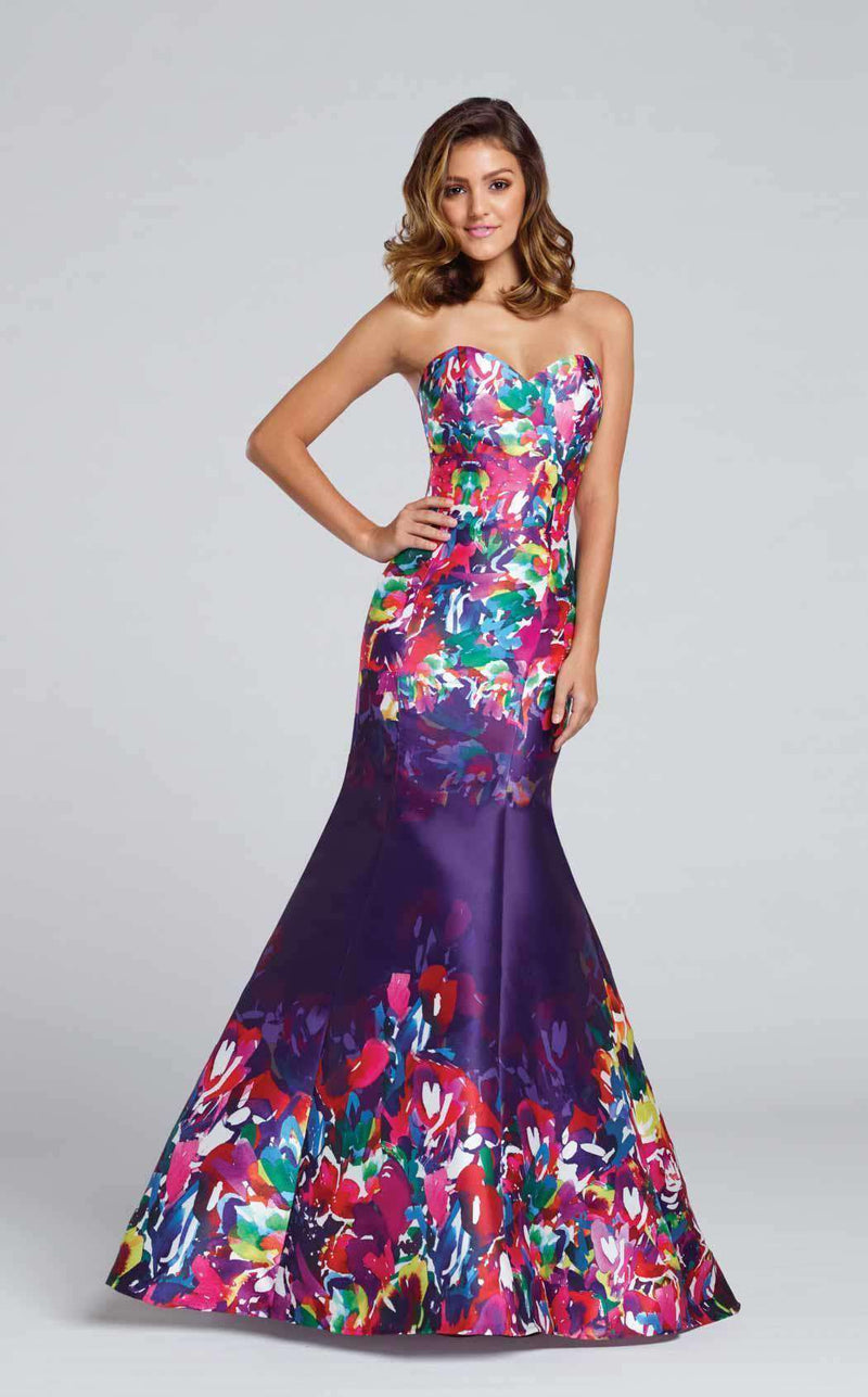 Ellie Wilde EW117002 Purple/Multi