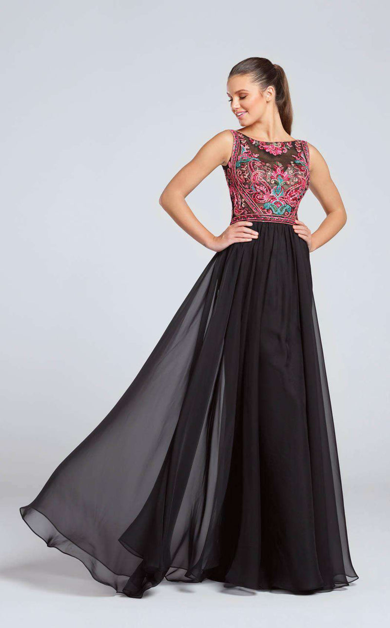 Ellie Wilde EW117053 Black/Multi