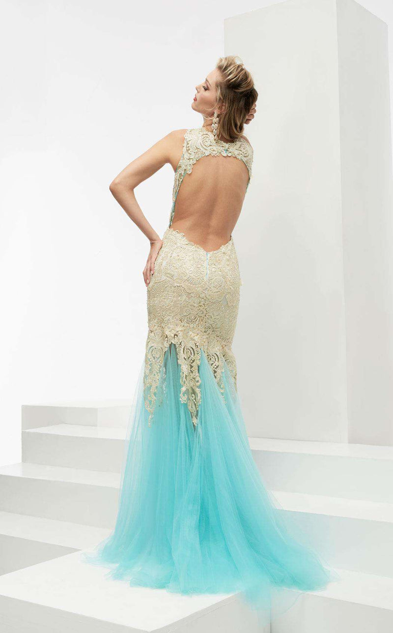 Jasz Couture 6006 Aqua/Nude