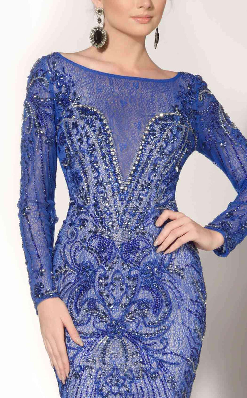 MNM Couture 10593 Blue