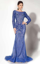 MNM Couture 10593 Blue