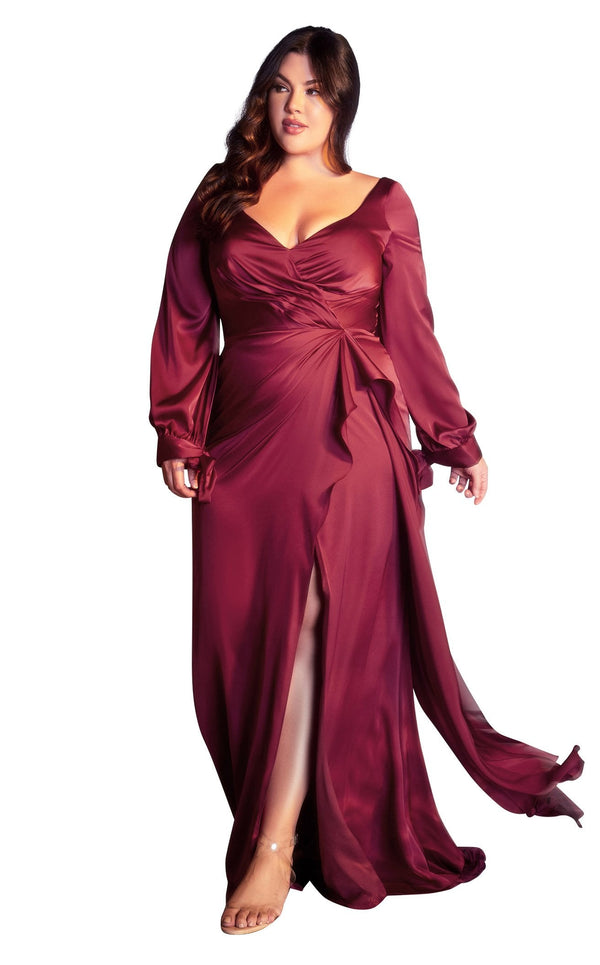 Cheap Pink Bridesmaid Dresses V Neck Plus Size Tulle Long Bridesmaid Dresses  – SheerGirl