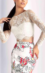 Clarisse 3001 White/Print