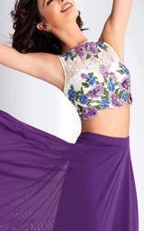 Clarisse 3037 Purple Multi