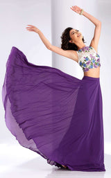 Clarisse 3037 Purple Multi