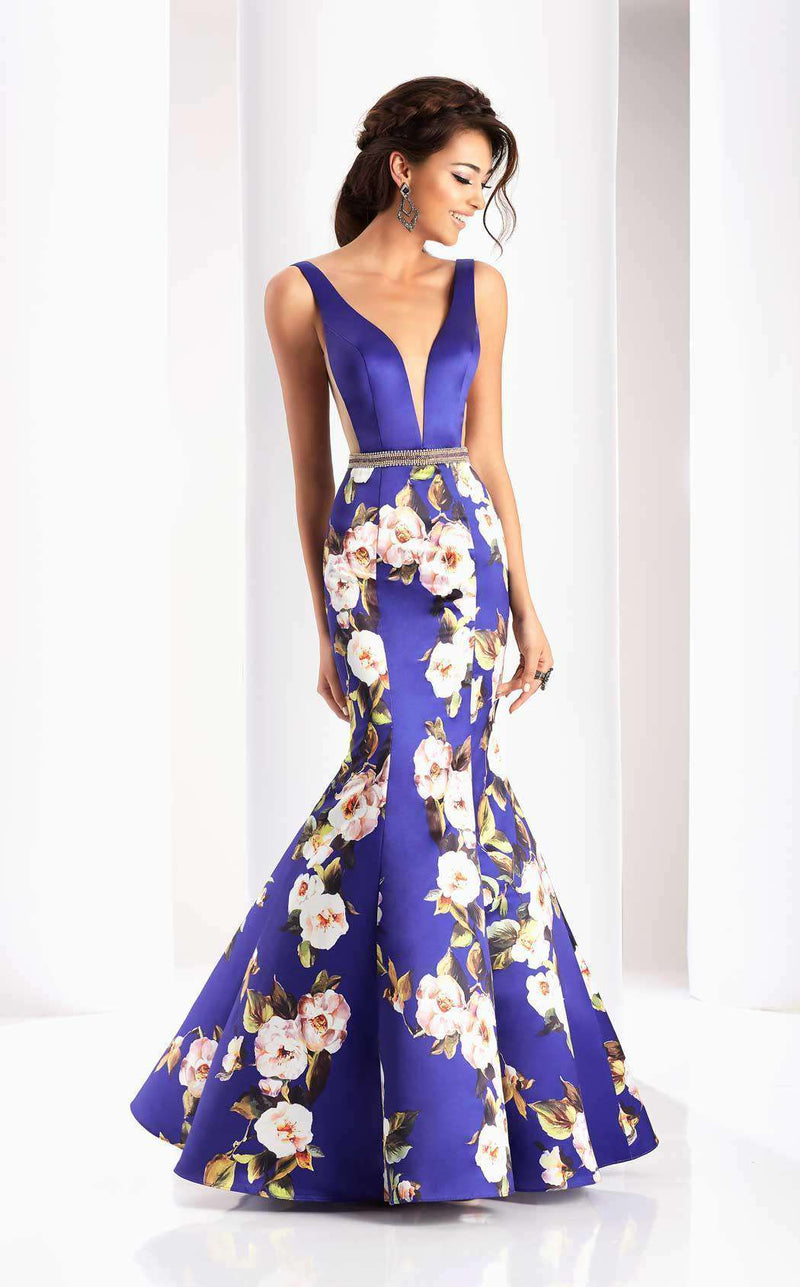 Clarisse 4813 Purple Print