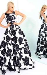 Mac Duggal 8821 Black/White