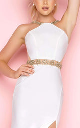 Mac Duggal 66082 Ivory/Gold