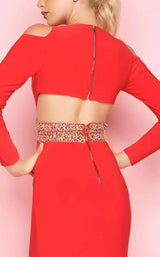 Mac Duggal 77238 Intense Red