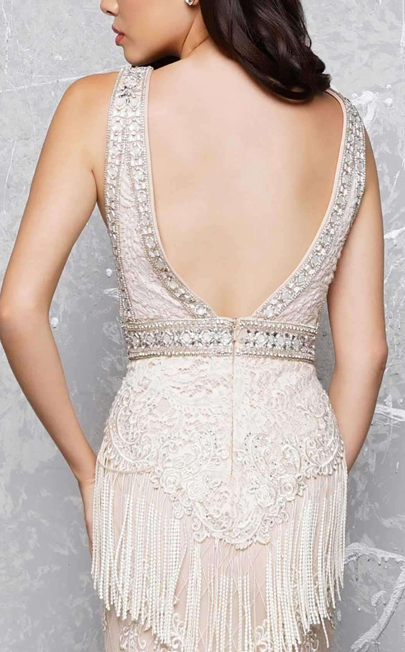 Mac Duggal 50404 Ivory/Nude