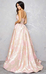Mac Duggal 80717 Pink Floral