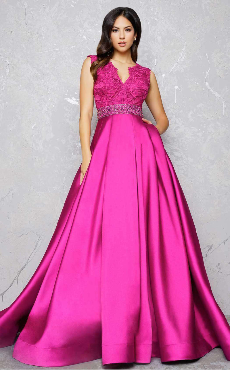 Mac Duggal 80738 Magenta