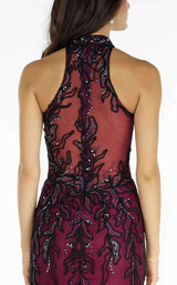 Alyce 6721 Black/Raspberry