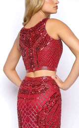 Mac Duggal 4486 Burgundy