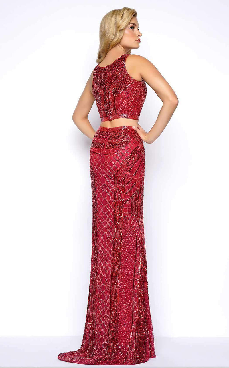 Mac Duggal 4486 Burgundy