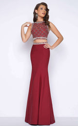 Mac Duggal 50379 Burgundy