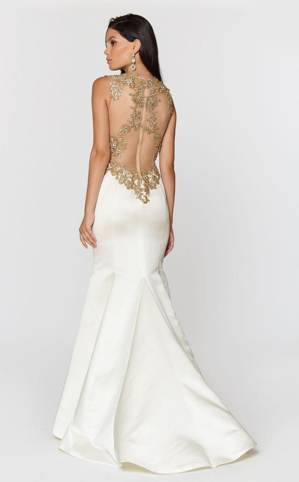 Ashley Lauren 1203 Ivory/Gold