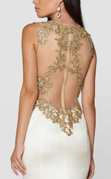 Ashley Lauren 1203 Ivory/Gold