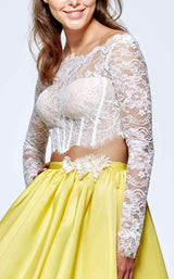 Tarik Ediz 93136 Yellow/White