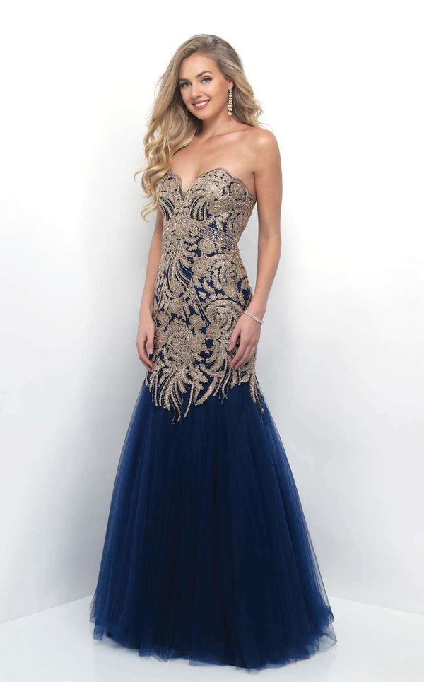 Blush 7107 Navy/Gold