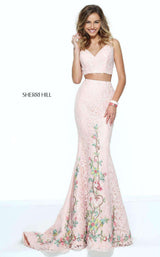 Sherri Hill 50778 Blush Multi