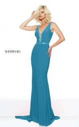 Sherri Hill 50814 Turquoise