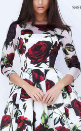 Sherri Hill 50825 Ivory Ivory Print
