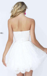 Sherri Hill 50831 Ivory/Fuchsia
