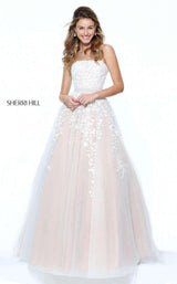 Sherri Hill 50864 Nude/Ivory