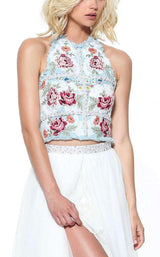 Sherri Hill 50871 Ivory Multi