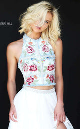 Sherri Hill 50871 Ivory Multi