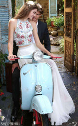 Sherri Hill 50871 Ivory Multi