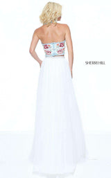 Sherri Hill 50871 Ivory Multi