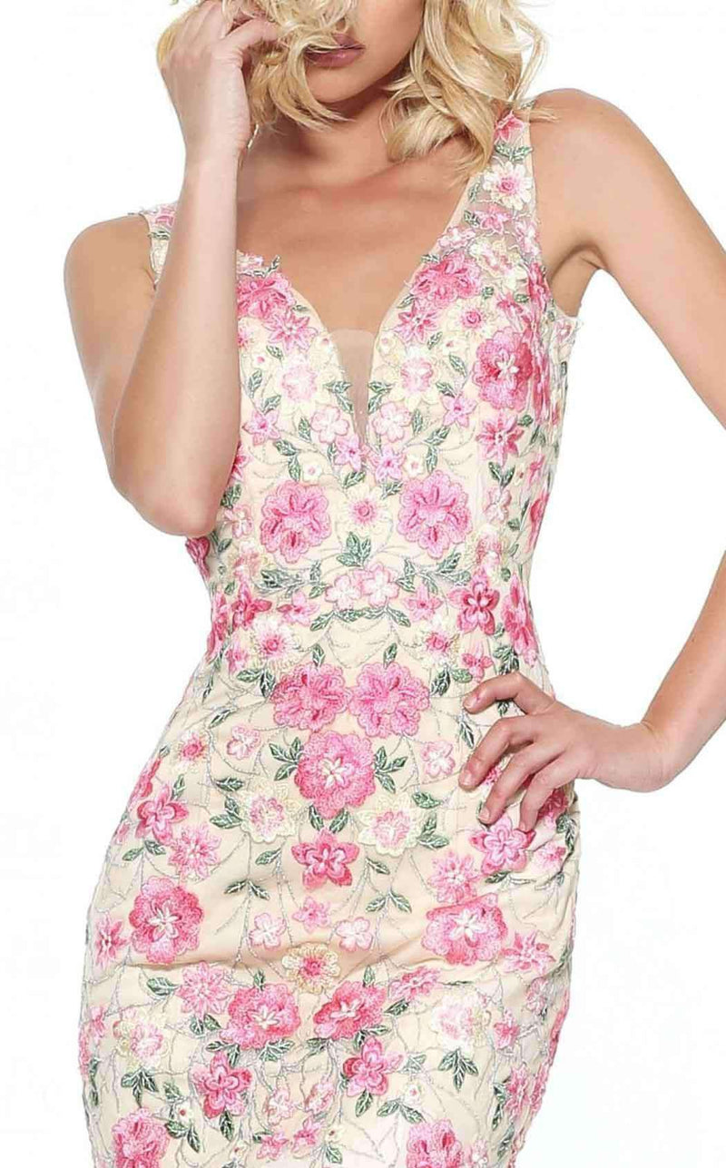 Sherri Hill 50914 Nude/Pink