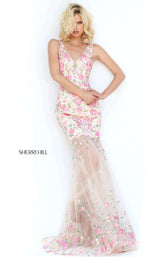 Sherri Hill 50914 Nude/Pink