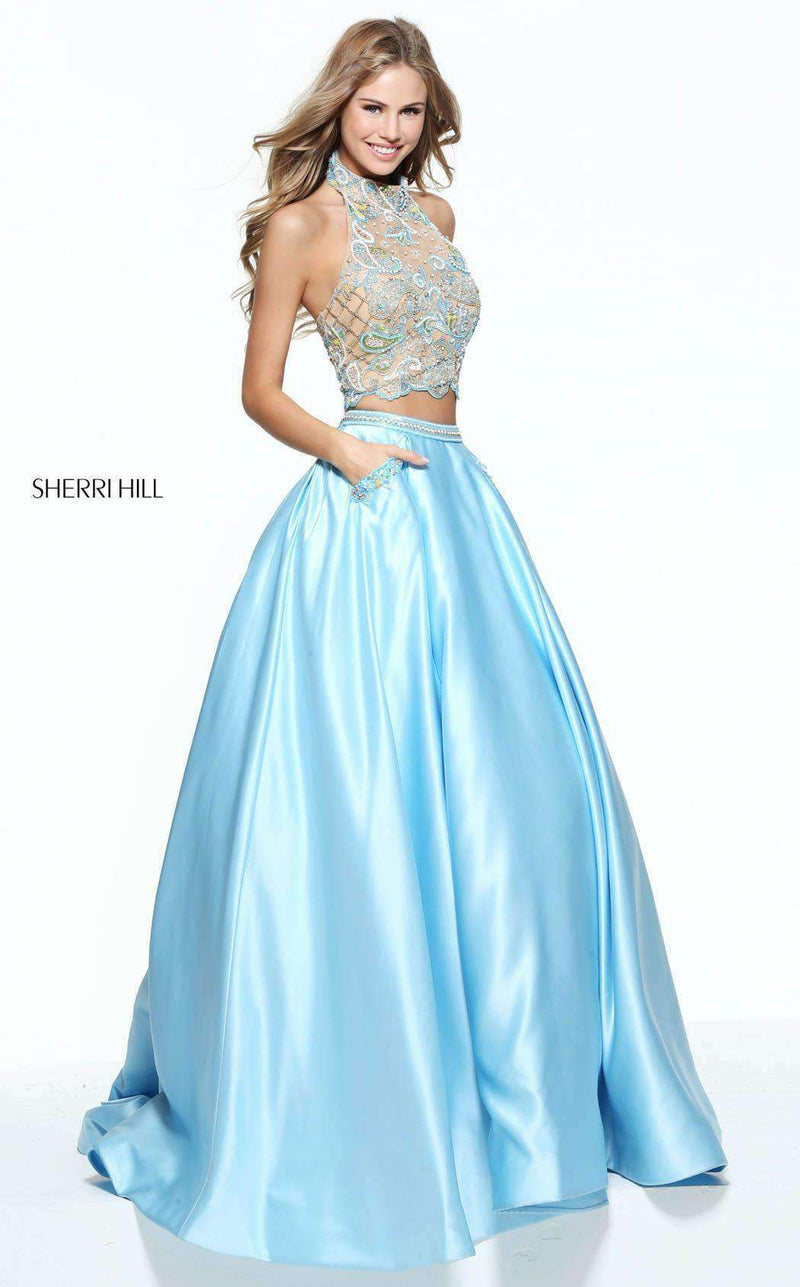 Sherri Hill 51041 Light Blue