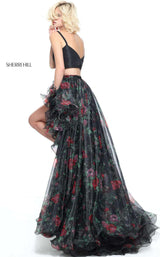 Sherri Hill 51098 Black Print