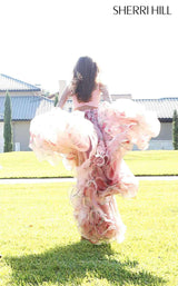 Sherri Hill 51098 Blush Print