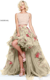 Sherri Hill 51098 Nude Print