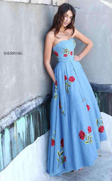 Sherri Hill 51154 Blue/Red