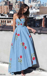 Sherri Hill 51154 Blue/Red