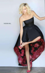 Sherri Hill 51160 Black/Red