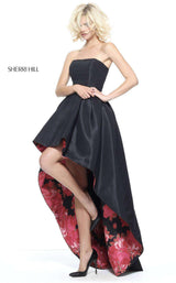 Sherri Hill 51160 Black/Red