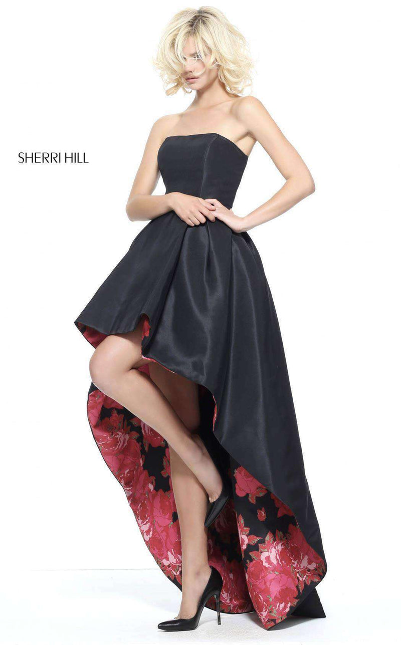 Sherri Hill 51160 Black/Red