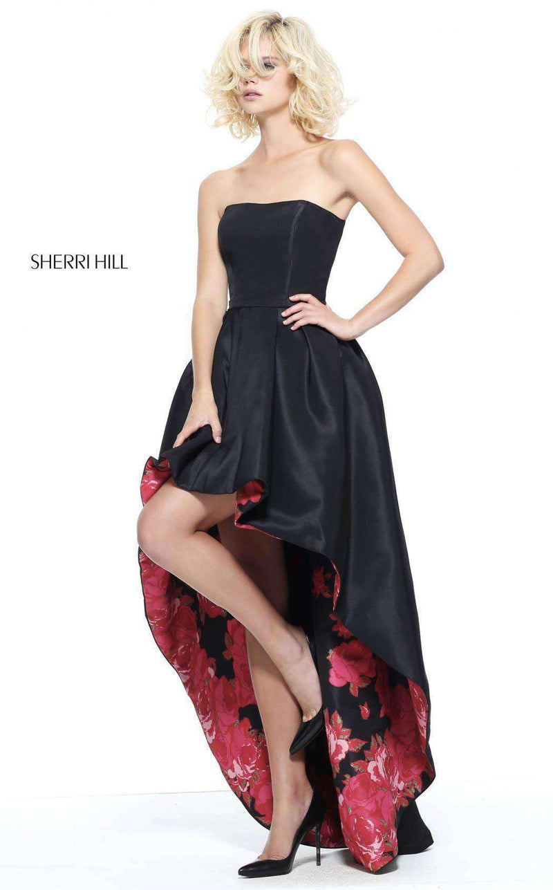 Sherri Hill 51160 Black/Red