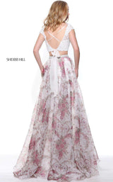 Sherri Hill 51176 Ivory/Print